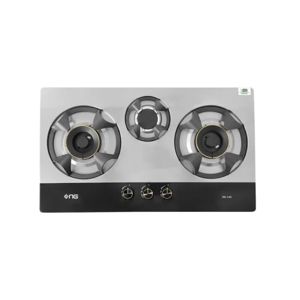 Nasgas 3 Burners Metal Top Kitchen Hob DG-145 BK