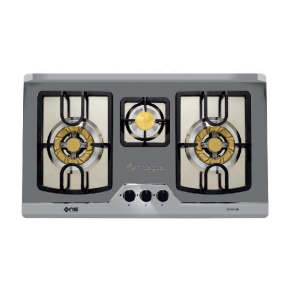 Nasgas 3 Burners Stainless Steel Built-in Hob DG-333 BK