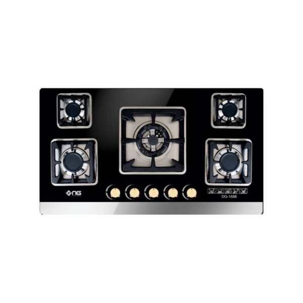 Nasgas 5 Burners Glass Kitchen Hob DG-GN5