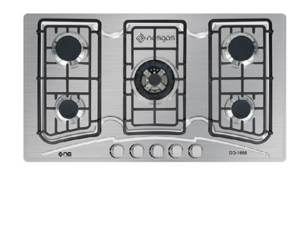 Nasgas 5 Burners Stainless Steel Built-in Hob DG-555