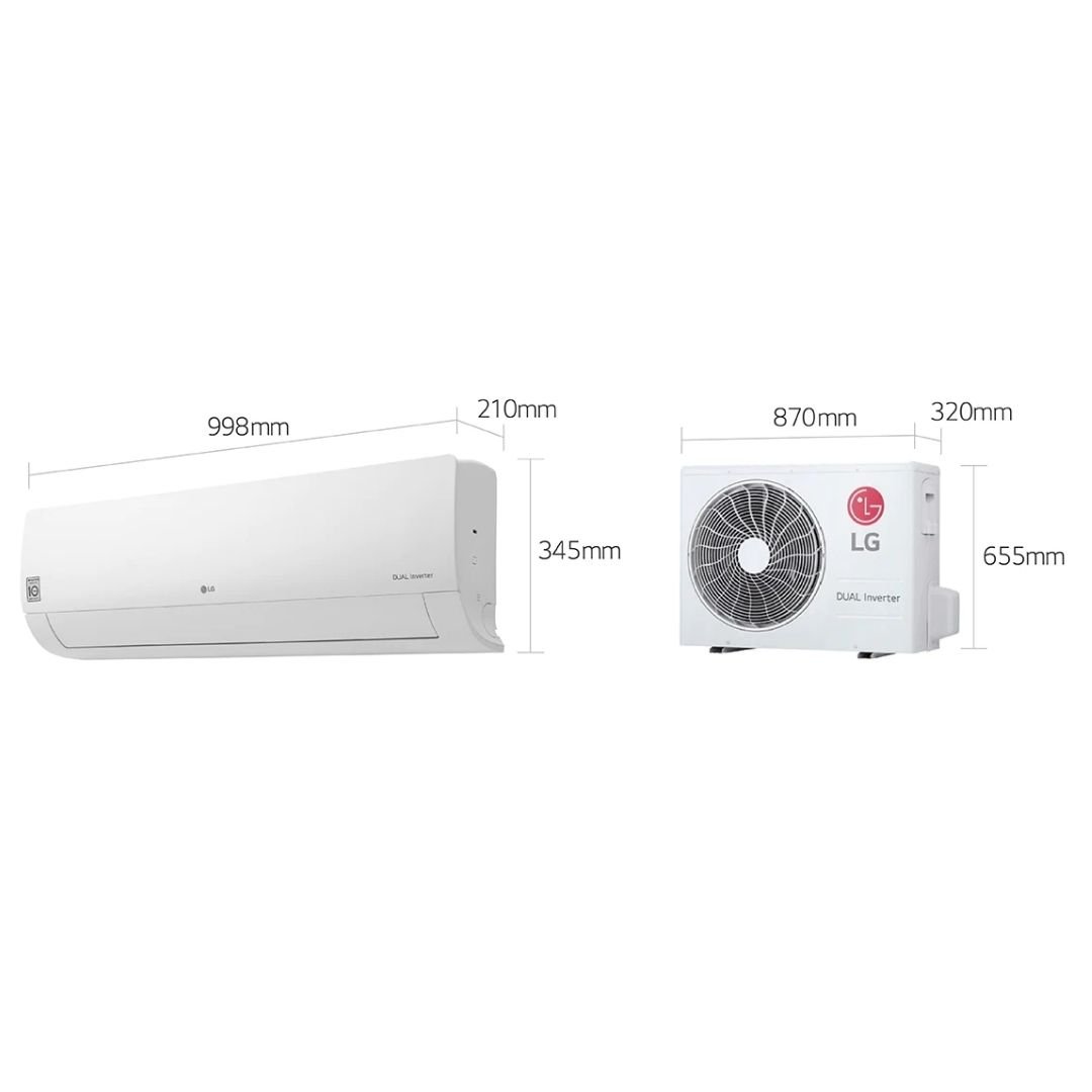 LG Dual Inverter Split Air Conditioner 2 ton Wifi S4NWBDK2F31